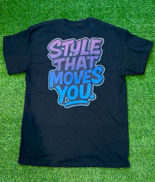 “style that moves you” ti fade tee