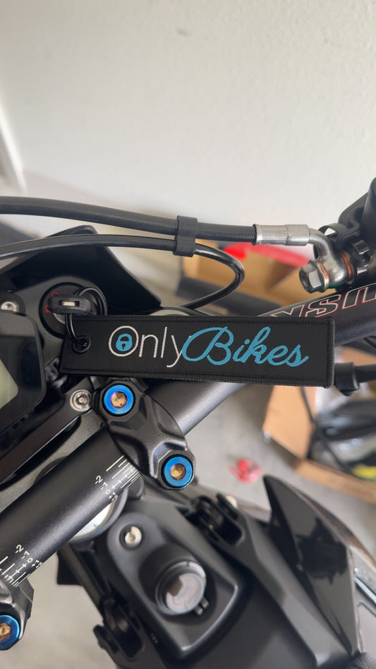 “OnlyBikes” keychain